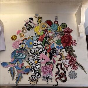 Colorful Embroidered Patches Collection sew on and iron on whimsical animals